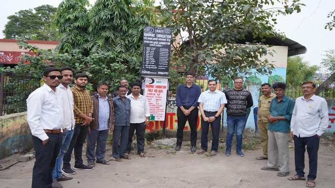 Figure 3 - Trystander team at Chinchbhavan Intersection